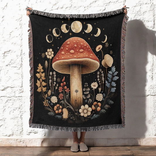 Floral Mushroom Blanket